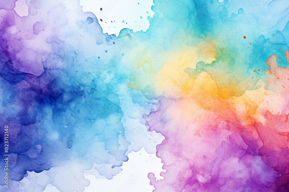 Obraz premium High-Quality Watercolor Background for Artistic Projects Ideal for Graphic Design Print and Digital Use