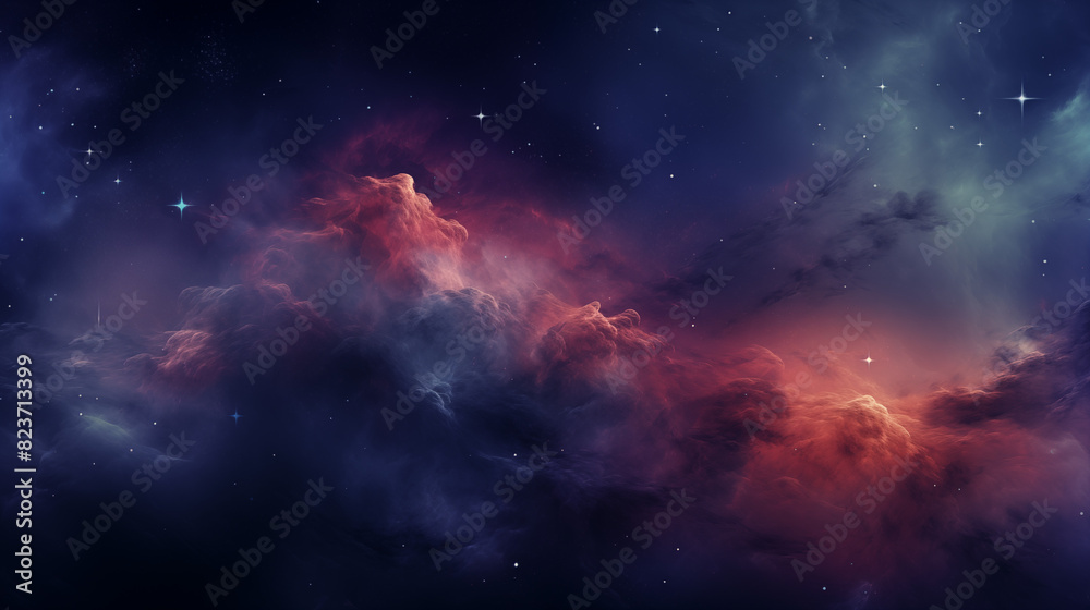 Beautiful space background.
