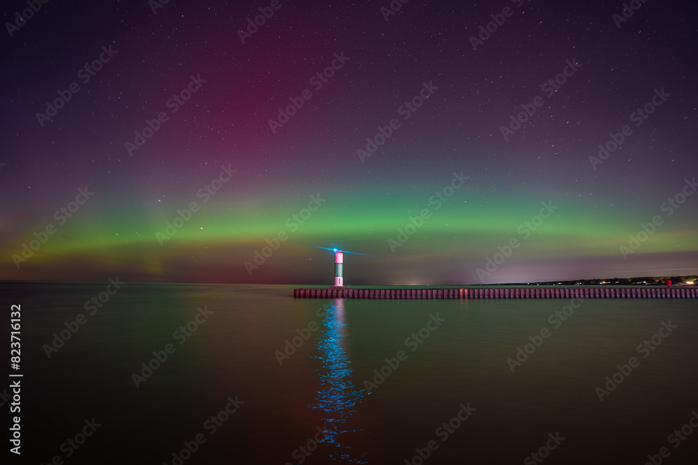 South Haven, Michigan Northern lights South Haven, Michigan Northern lights
