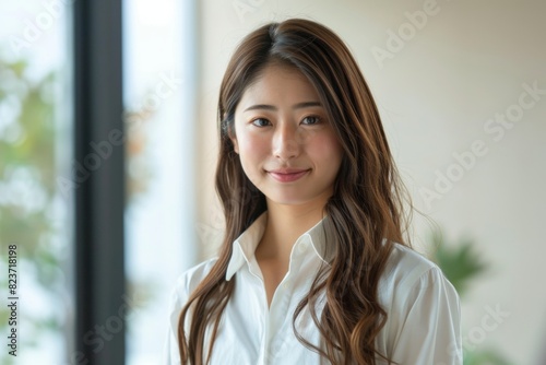 Free Download A beautiful Japanese woman with long hair. - GFXLoad