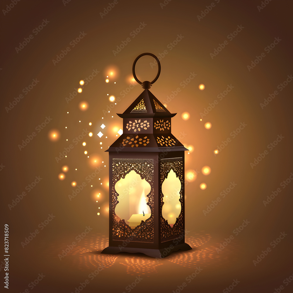Arabic Lantern vector illustration, Eid Mubarak and Ramadan Kareem. Arabic Lantern vector illustration, Eid Mubarak and Ramadan Kareem.