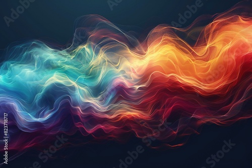 Illustration of what is the hd wallpaper with a rainbow squeezing