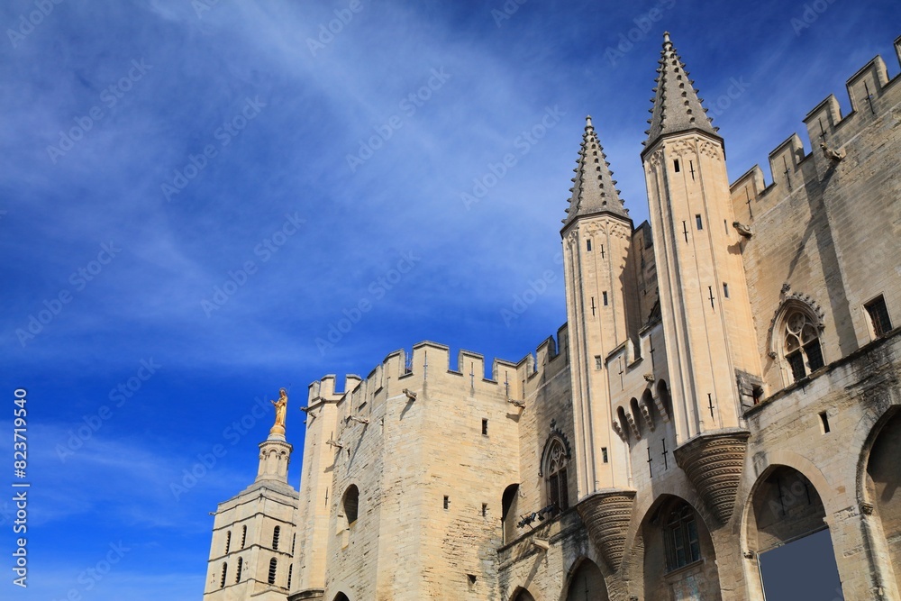 Palais des Papes in Avignon, France Palais des Papes in Avignon, France