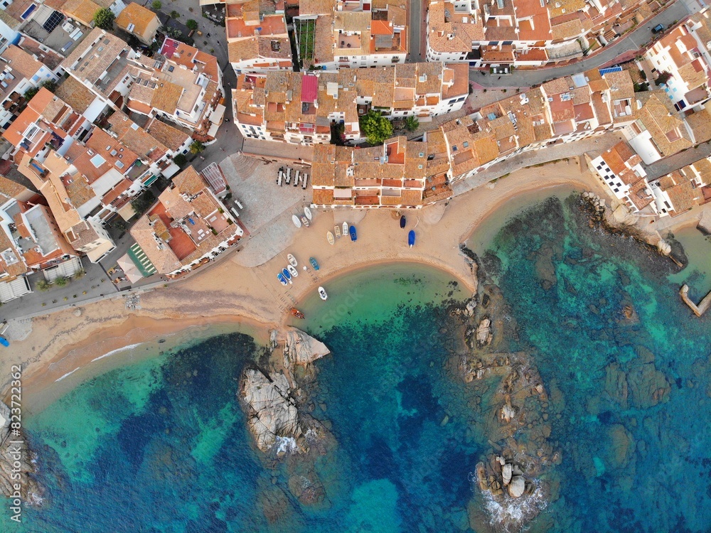 Calella de Palafrugell beach in Spain Calella de Palafrugell beach in Spain