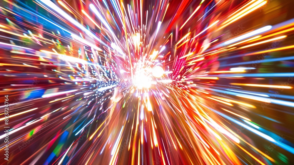 Abstract Radiant Dynamic Light Background