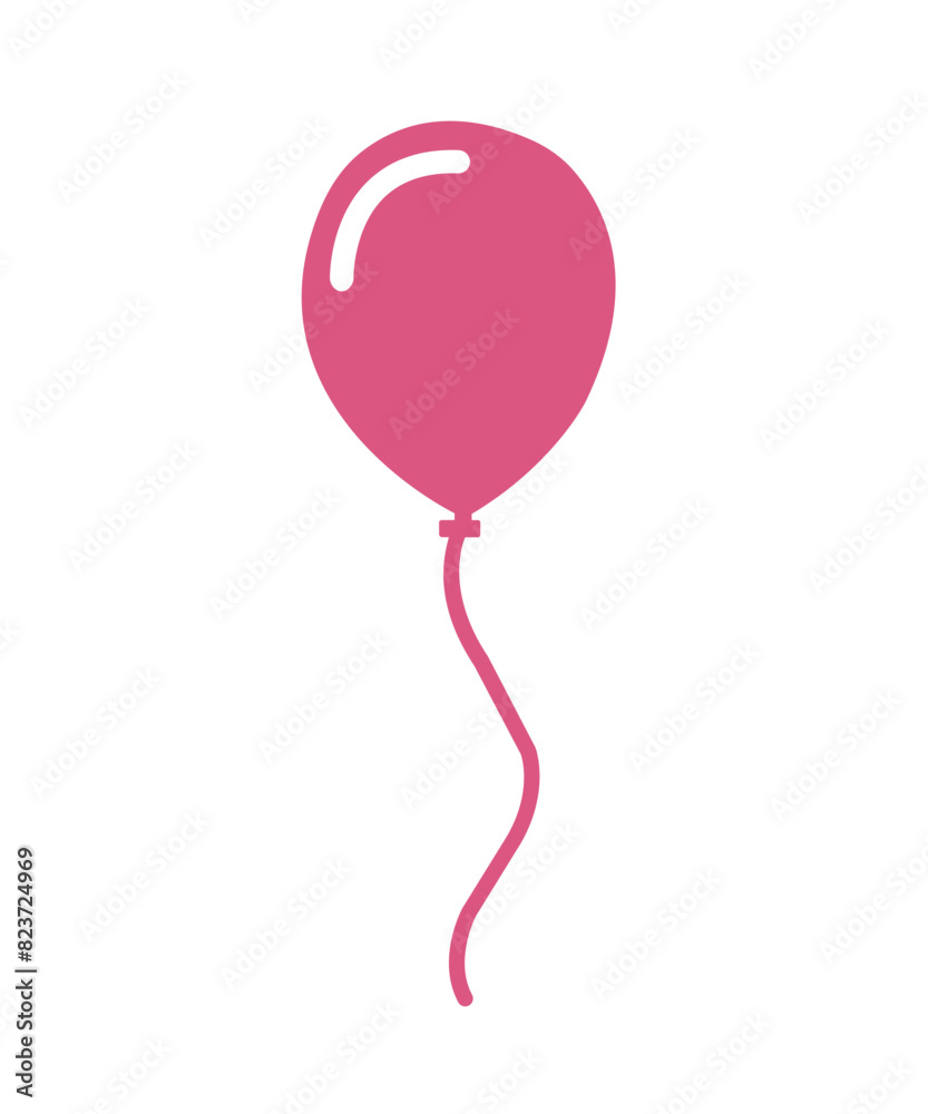 Balloon clip art design on plain white transparent isolated background for card, shirt, hoodie, sweatshirt, apparel, tag, mug, icon, poster or badge Balloon clip art design on plain white transparent isolated background for card, shirt, hoodie, sweatshirt, apparel, tag, mug, icon, poster or badge