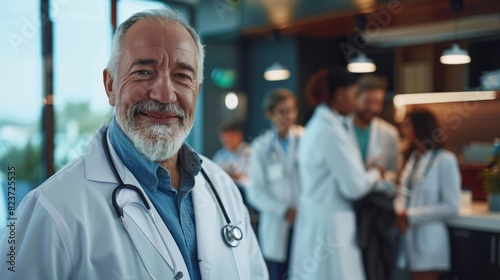 Senior Doctor with Smiling Confidence