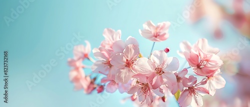Serene Spring Aesthetics in Pastel Colors with Ample Copy Space  High-Quality Photography