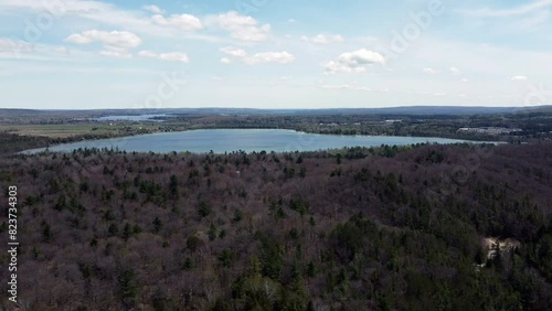 Petoskey State park Michigan skyline drone shot photo