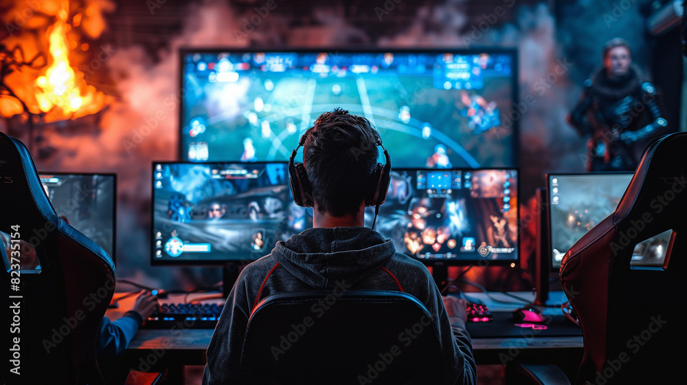person playing game