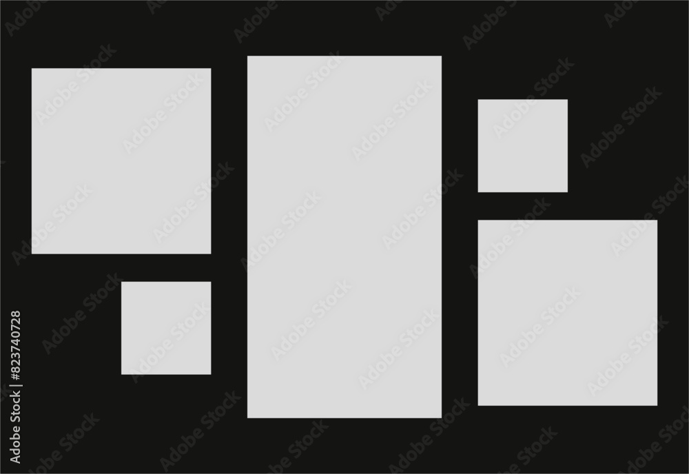 Pictures or photos frame collage. comics page grid layout abstract photo frames and digital photo wall template Pictures or photos frame collage. comics page grid layout abstract photo frames and digital photo wall template