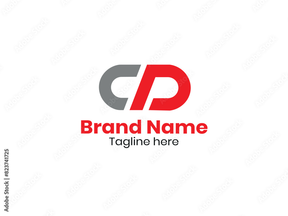 Creative Alphabet letters Initials Monogram logo CD, DC, C and D Creative Alphabet letters Initials Monogram logo CD, DC, C and D