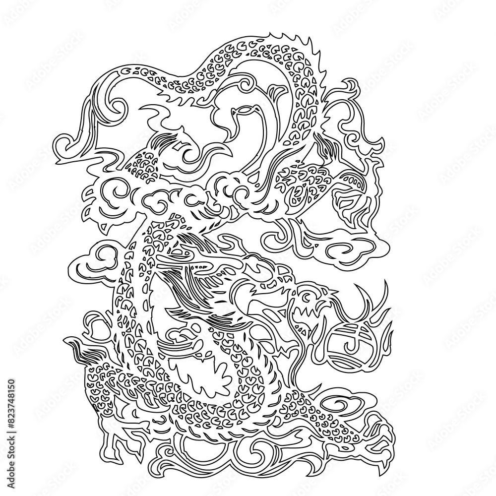 illustration of a decorative ornament illustration of a decorative ornament