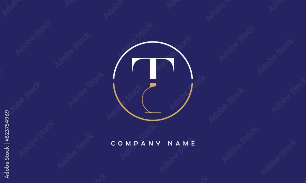 T, T Abstract Letter Logo Monogram T, T Abstract Letter Logo Monogram