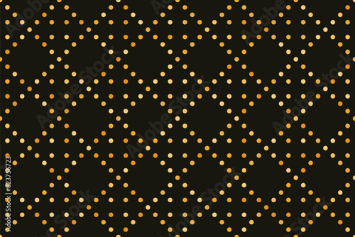 Rivet black faux leather seamless pattern. Vector illustration timeless design. Full brass rivets seamless pattern. Trendy Seamless Rivet Pattern