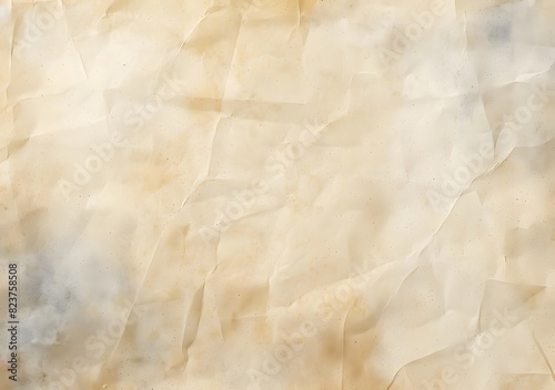 Close-up view of an antique paper surface with prominent watercolor marks, providing a nostalgic and textured background photo