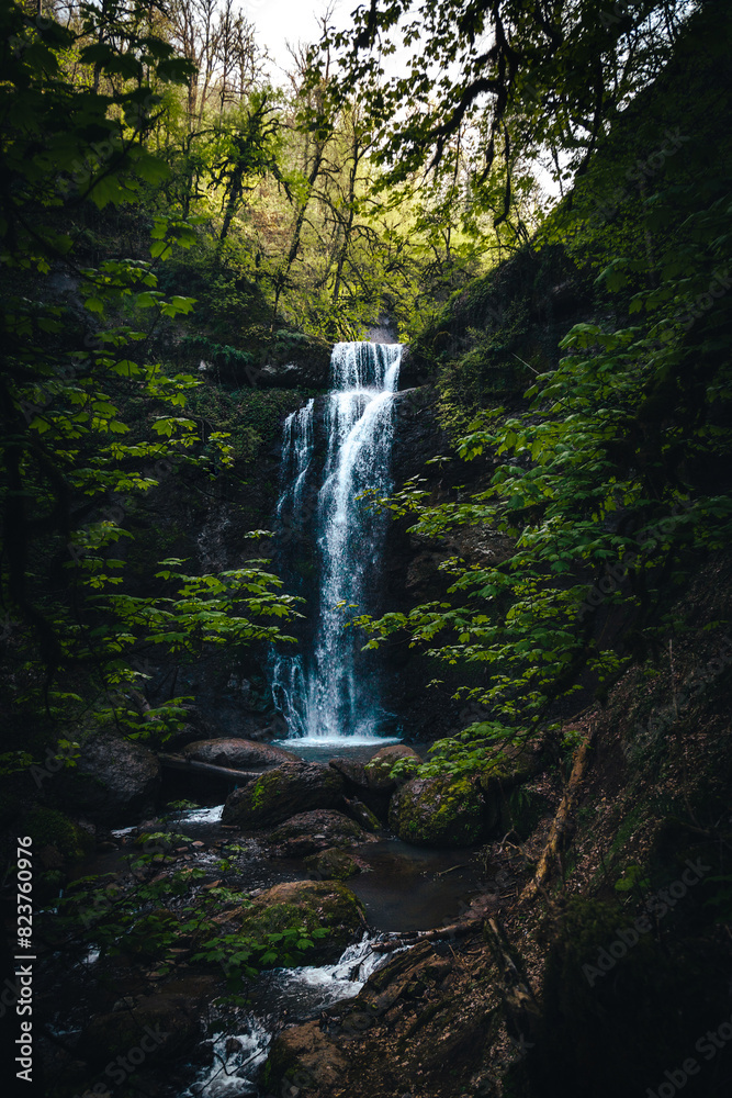 A beautiful waterfall in Azerbaijan A beautiful waterfall in Azerbaijan