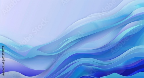 Banner Design Web Template Set - Abstract Horizontal Header with Modern Gradient Blue Cover Background photo