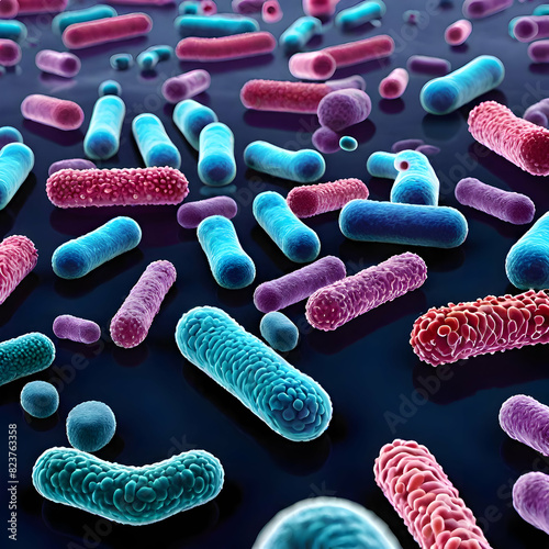 Bacteria cell photo