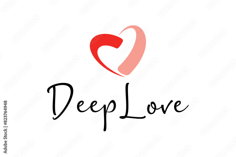 Deep love heart logo design and business name ideas Deep love heart logo design and business name ideas