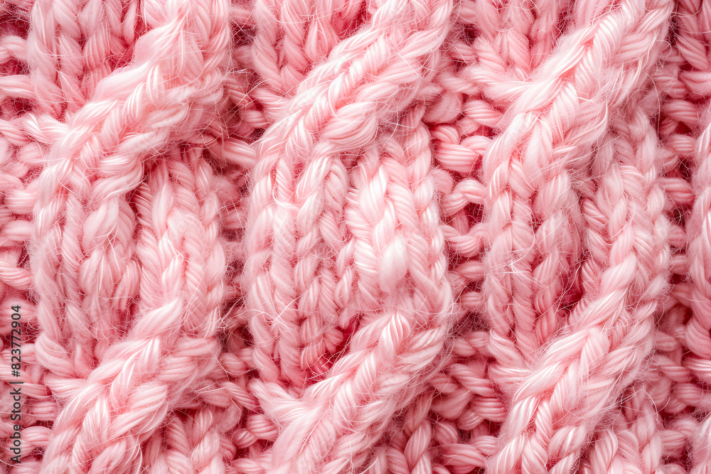 Light pink knitted background. Knitting pattern Light pink knitted background. Knitting pattern