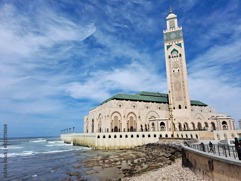 Fototapeta premium Hasan II Mosque Casablanca