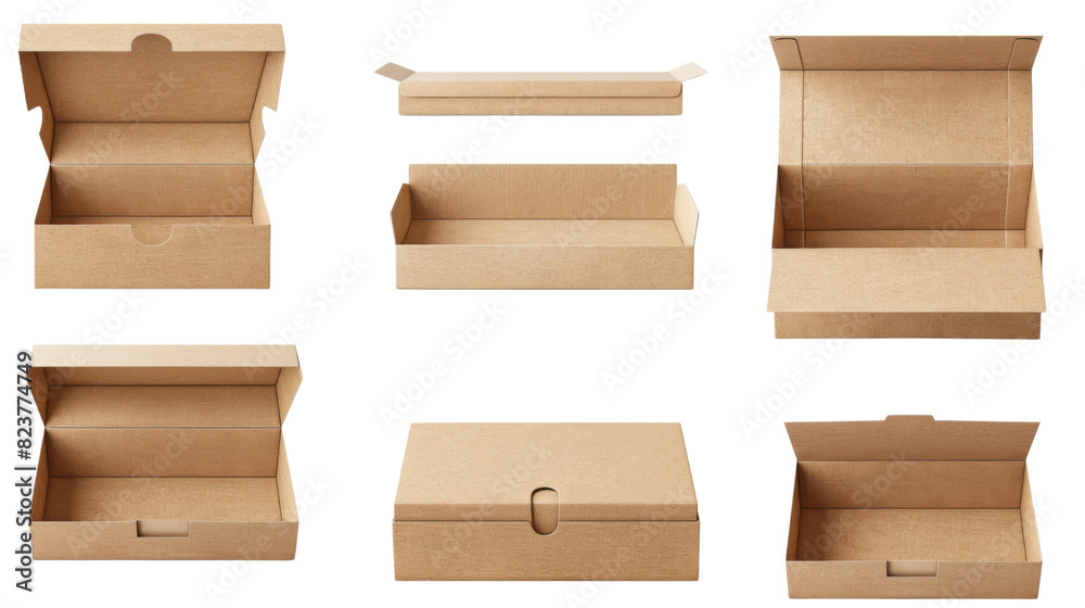 Boxes on white background Boxes on white background