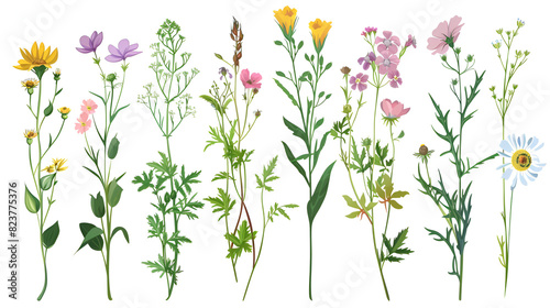 Wallpaper Mural flowers in the grass Torontodigital.ca