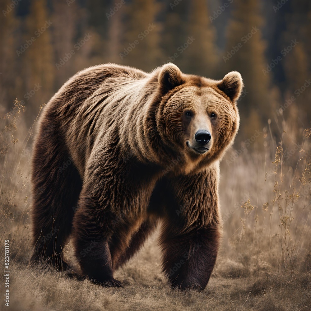 brown bear in the forest