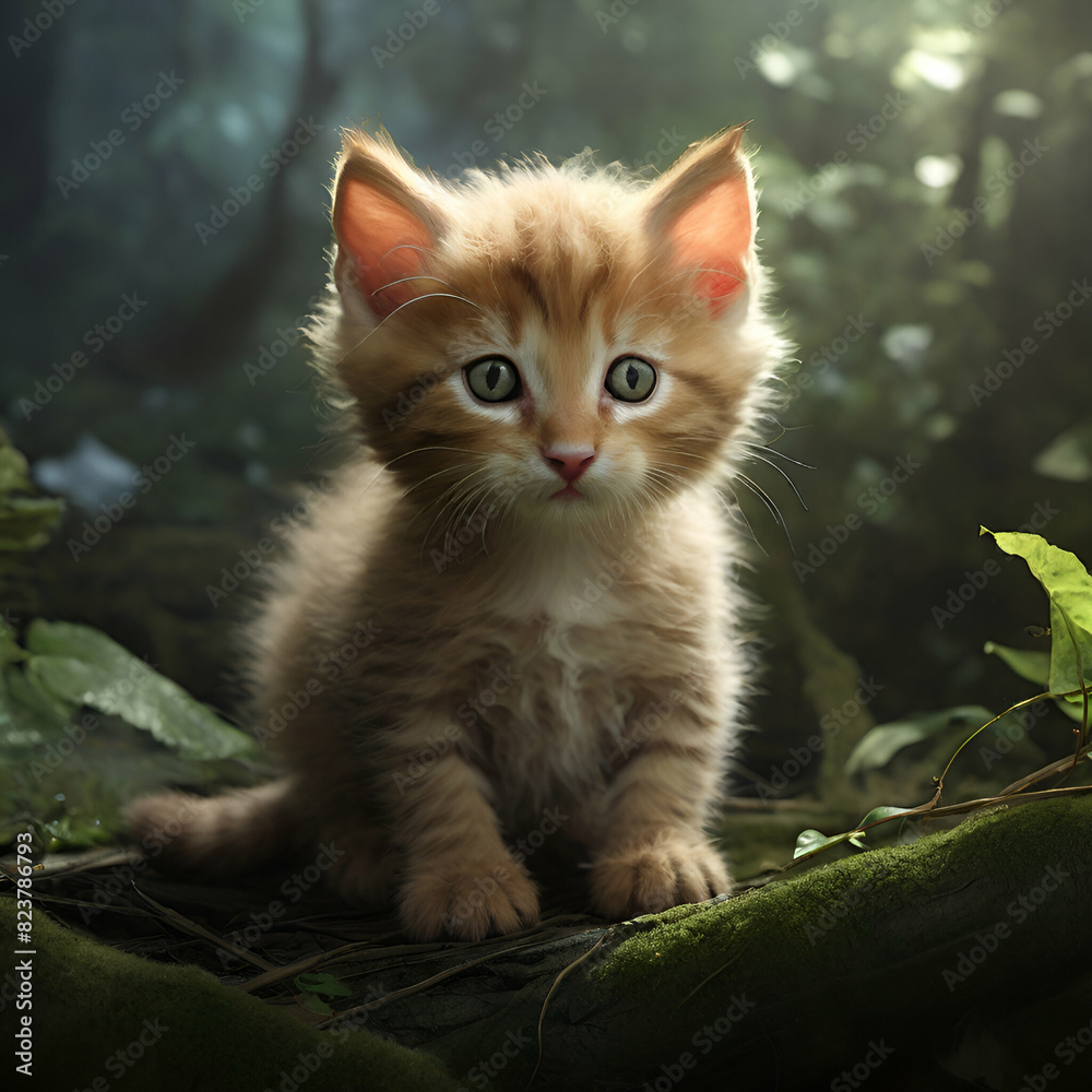the backstory of how the kitten ended up abandoned in the forest, weaving in elements of mystery and intrigue.