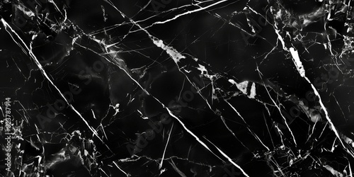 黒い下地に白い筋が入った大理石の模様
