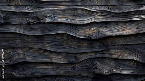 The texture of dark wood background. © nikola-master