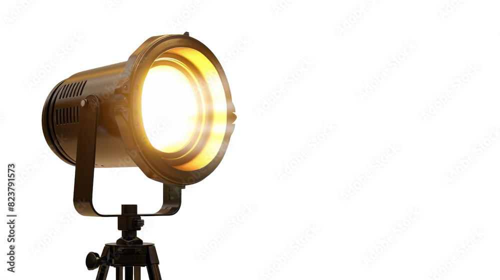 Light from a spotlight on white background Light from a spotlight on white background