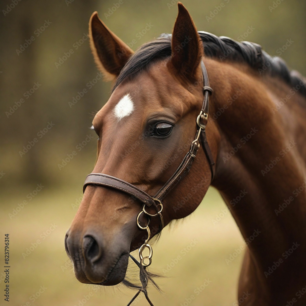 Obraz premium close up of horse