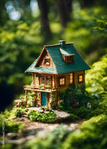 The Tiniest House: A Tilt-Shift Analog Marvel" © aazam