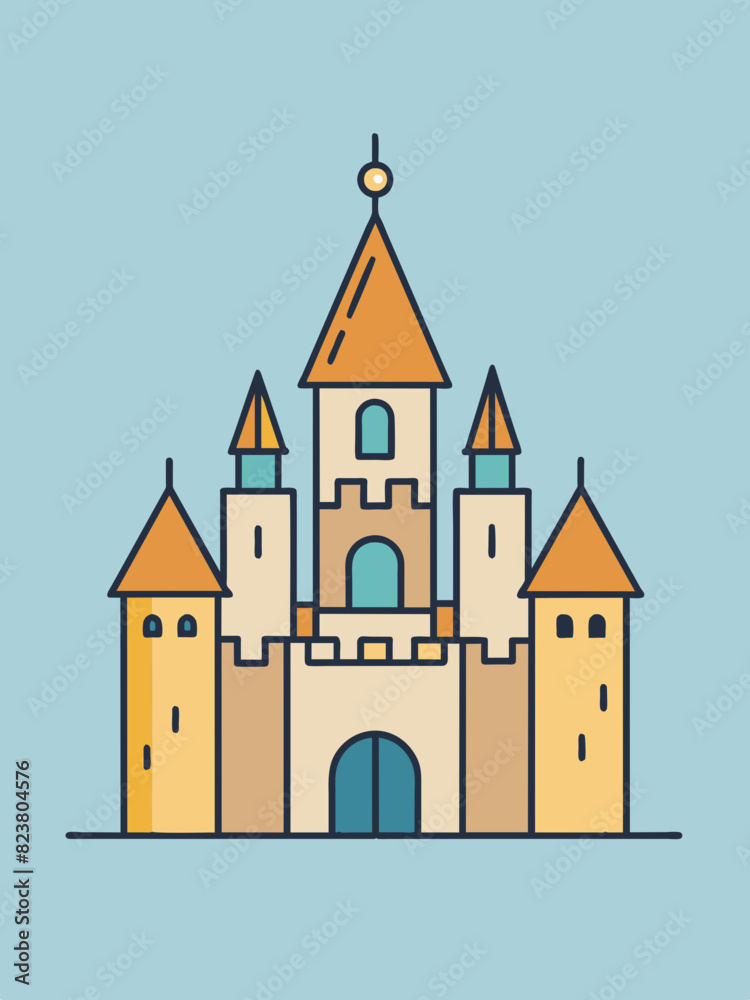 illustration of castle illustration of castle