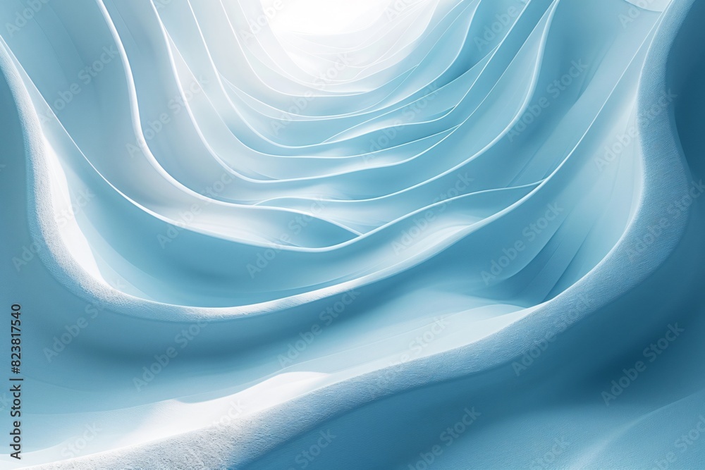 Naklejka premium Blue Striped Abstract Background