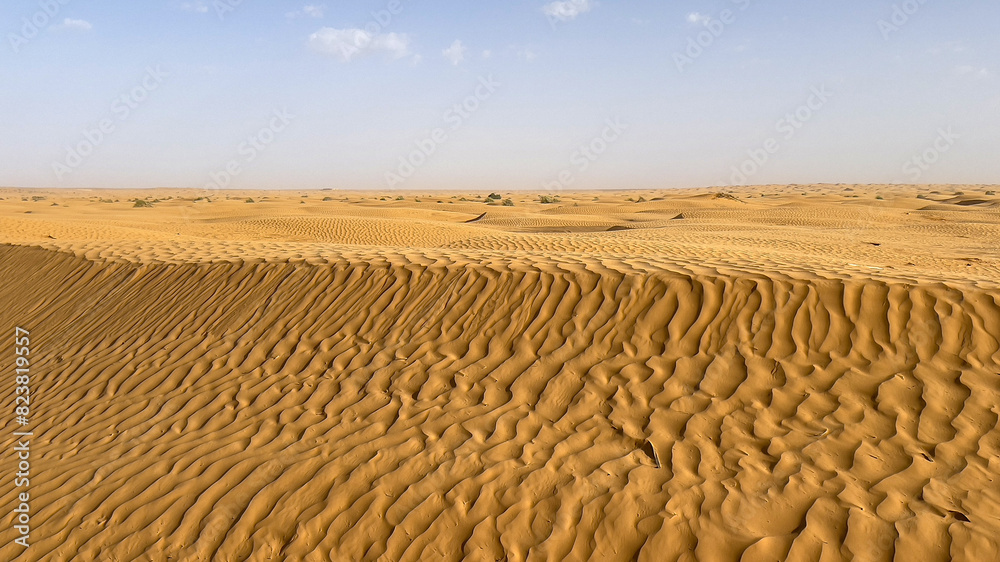 Naklejka premium Désert du Sahara - ksar ghilane