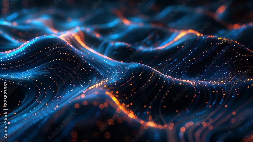Dynamic Waves: Digital Transmission Flow Across Futuristic Circuits Dynamic Waves: Digital Transmission Flow Across Futuristic Circuits
