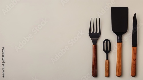Group of Forks and Spoons Arranged Neatly
