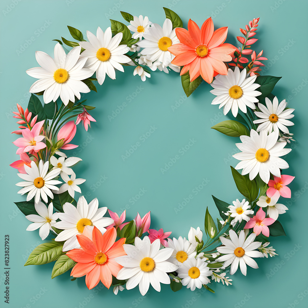 Retro Floral Embellishment: A charming circle of lace with ornate floral decoration, reminiscent of vintage elegance and springtime allure. Retro Floral Embellishment: A charming circle of lace with ornate floral decoration, reminiscent of vintage elegance and springtime allure.
