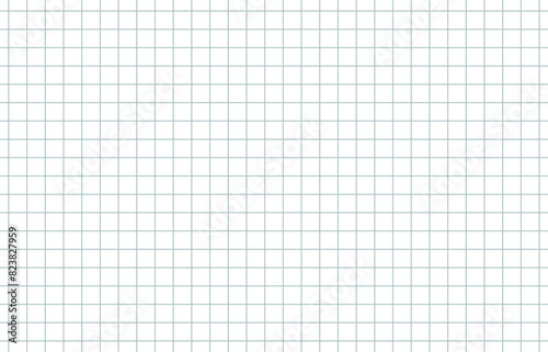 Grid paper wireframe pattern textured background. Used for notes graph documents business and education.Graph, drafting paper regular square lines grid, mesh pattern.  photo