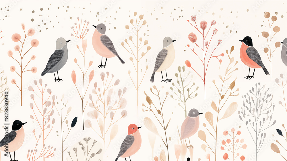 Abstract Image, Floral, Birds, Wallpaper, Background, Cell Phone and Smartphone Cover, Computer Screen, Cell Phone and Smartphone Screen, 16:9 Format - PNG Abstract Image, Floral, Birds, Wallpaper, Background, Cell Phone and Smartphone Cover, Computer Screen, Cell Phone and Smartphone Screen, 16:9 Format - PNG
