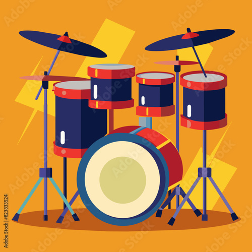 drum-set vector 