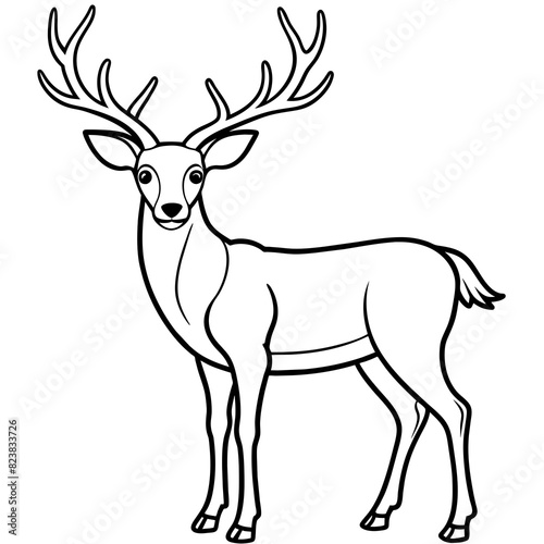 svg, deer-antlers vector illustration  © Jutish