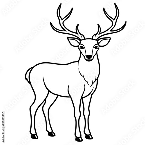 svg  deer-antlers vector illustration 