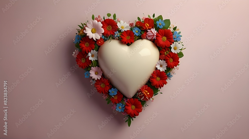 Heart with Flowers: Love and Emotion Concept, Good Hearted Person, Help and Charity,emotional intelligence, loving heart, charitable, heart art, emotional support Heart with Flowers: Love and Emotion Concept, Good Hearted Person, Help and Charity,emotional intelligence, loving heart, charitable, heart art, emotional support