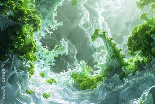 Visualizing the Dynamic Interconnectedness of Natural Processes through Captivating 3D