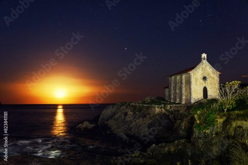 Fototapeta kuchenna Sunset Church