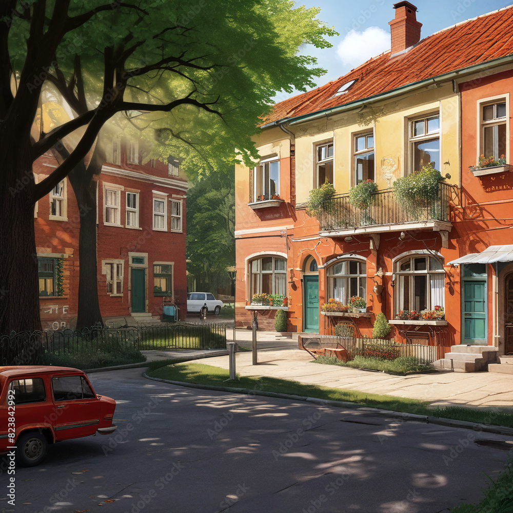 Naklejka premium Beautiful illustrations for books and cards